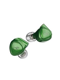   SHANLING MG100 - Egy dinamikus meghajtós In-ear monitor fülhallgató ezüstözött réz MMCX kábellel - Zöld