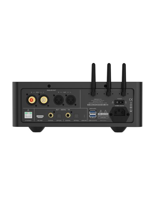 SHANLING SM1.3 - Asztali Streamer DAC fejhallgató erősítéssel WiFi Bluetooth 5.2 aptX HD LDAC MQA 32bit 768khz DSD512 - Fekete