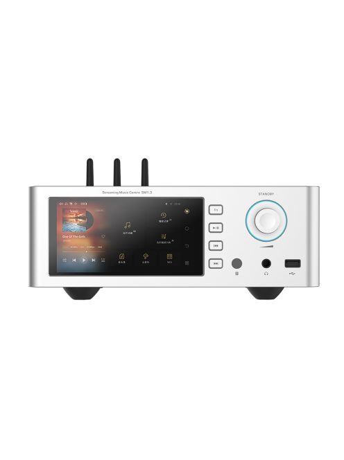SHANLING SM1.3 - Asztali Streamer DAC fejhallgató erősítéssel WiFi Bluetooth 5.2 aptX HD LDAC MQA 32bit 768khz DSD512 - Ezüst