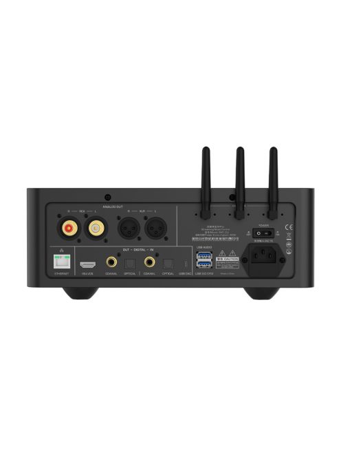 SHANLING SM1.3R - Asztali Streamer R2R DAC fejhallgató erősítéssel WiFi Bluetooth 5.2 aptX HD LDAC MQA 32bit 768khz DSD512 - Fekete