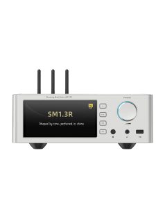   SHANLING SM1.3R - Asztali Streamer R2R DAC fejhallgató erősítéssel WiFi Bluetooth 5.2 aptX HD LDAC MQA 32bit 768khz DSD512 - Ezüst