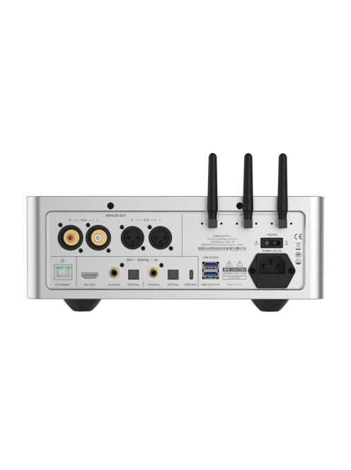 SHANLING SM1.3R - Asztali Streamer R2R DAC fejhallgató erősítéssel WiFi Bluetooth 5.2 aptX HD LDAC MQA 32bit 768khz DSD512 - Ezüst