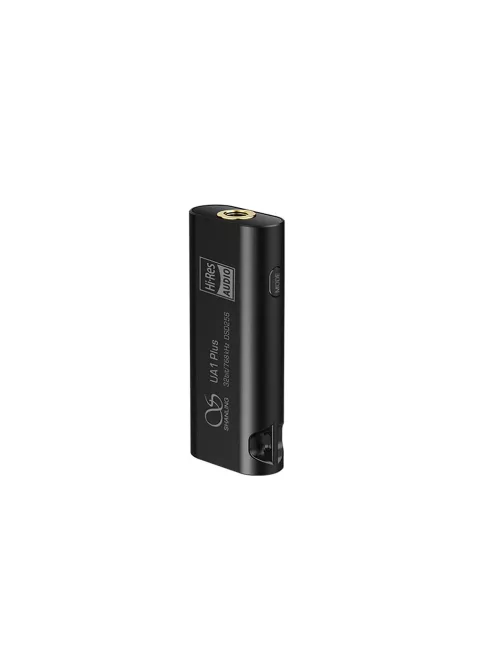 SHANLING UA1 PLUS - Hordozható DAC és fejhallgató erősítő 32bit 768kHz DSD256 - Fekete