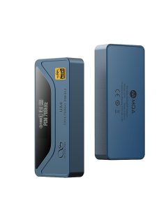   SHANLING UA4 - Hordozható DAC és fejhallgató erősítő 32bit 768kHz DSD512 MQA - Kék