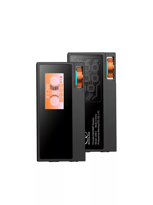 SHANLING UA6 II - Hordozható DAC és fejhallgató erősítő 32bit 768kHz DSD512 - Fekete