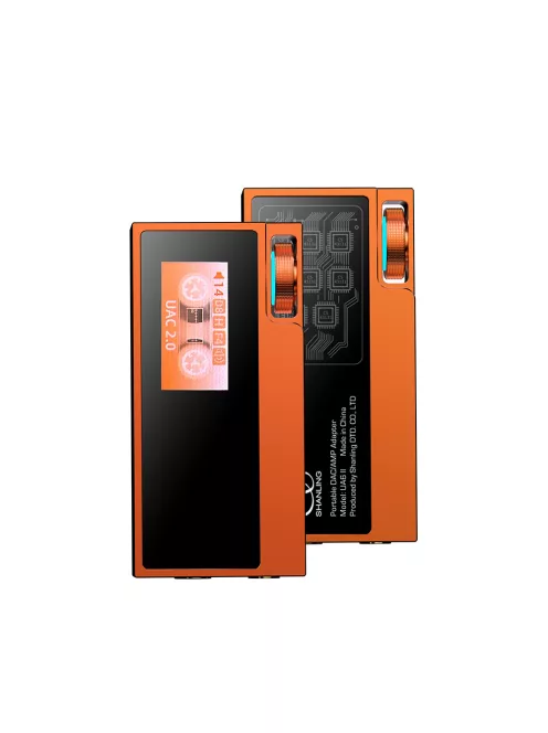 SHANLING UA6 II - Hordozható DAC és fejhallgató erősítő 32bit 768kHz DSD512 - Narancs