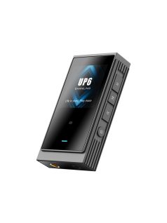   SHANLING UP6 - Hordozható DAC és fejhallgató erősítő Bluetooth 5.2 aptX HD LDAC 32bit 768kHz DSD512 - Szürke
