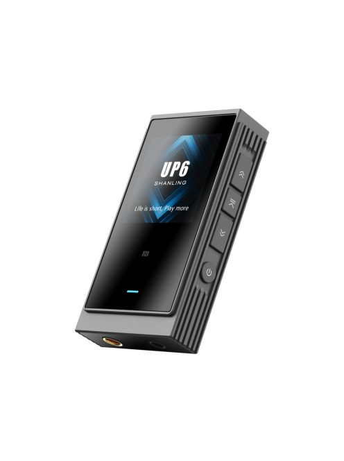 SHANLING UP6 - Hordozható DAC és fejhallgató erősítő Bluetooth 5.2 aptX HD LDAC 32bit 768kHz DSD512 - Szürke