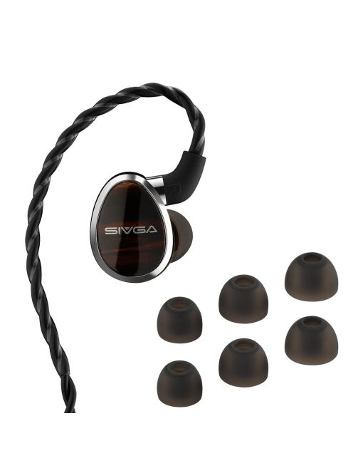 SIVGA AUDIO NIGHTINGALE - Egy planar meghajtós In-ear monitor fülhallgató ezüstözött réz 2-Pin kábellel