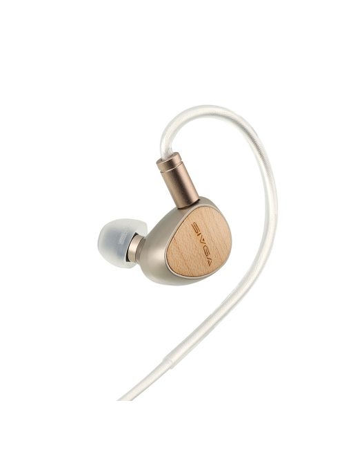 SIVGA AUDIO QUE - Egy dinamikus meghajtós In-ear monitor fülhallgató ezüstözött réz 2-Pin kábellel