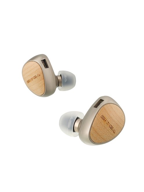 SIVGA AUDIO QUE - Egy dinamikus meghajtós In-ear monitor fülhallgató ezüstözött réz 2-Pin kábellel