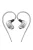 SIVGA AUDIO SM100 - Kettő dinamikus meghajtós in-ear fülhallgató mikrofonnal és ezüstözött cserélhető 2-pin kábellel