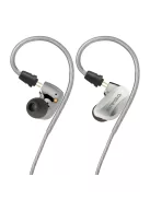 SIVGA AUDIO SM100 - Kettő dinamikus meghajtós in-ear fülhallgató mikrofonnal és ezüstözött cserélhető 2-pin kábellel