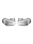 SIVGA AUDIO SM100 - Kettő dinamikus meghajtós in-ear fülhallgató mikrofonnal és ezüstözött cserélhető 2-pin kábellel