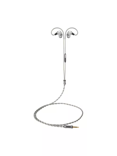SIVGA AUDIO SM100 - Kettő dinamikus meghajtós in-ear fülhallgató mikrofonnal és ezüstözött cserélhető 2-pin kábellel