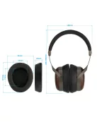 SIVGA AUDIO SV021 PRO V1 - Zárt dinamikus fa fejhallgató cserélhető 3,5 mm-es OFC kábellel - Zebrafa