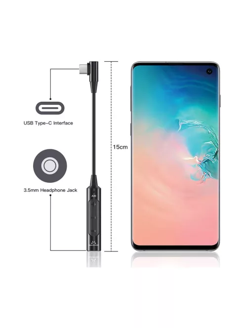 SOUNDMAGIC A30 - Hordozható DAC és fejhallgató erősítő USB Type-C csatlakozóval