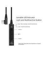 SOUNDMAGIC A30 - Hordozható DAC és fejhallgató erősítő USB Type-C csatlakozóval
