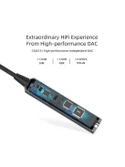 SOUNDMAGIC A30 - Hordozható DAC és fejhallgató erősítő USB Type-C csatlakozóval