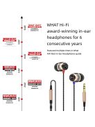 SOUNDMAGIC E10 -  Különleges minőségű díjnyertes sztereo fülhallgató - Arany