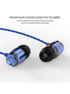 SOUNDMAGIC E10C - Különleges minőségű, díjnyertes vezetékes fülhallgató mikrofonnal - Kék