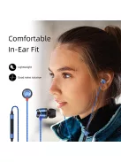 SOUNDMAGIC E10C - Különleges minőségű, díjnyertes vezetékes fülhallgató mikrofonnal - Kék
