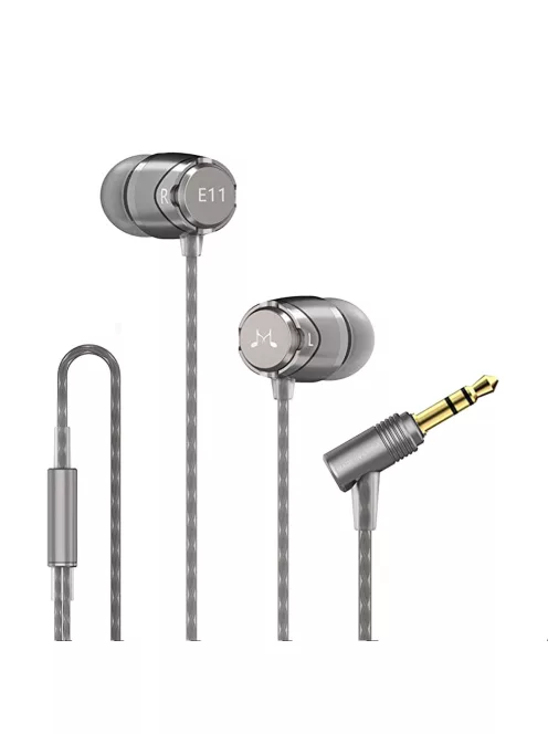 SOUNDMAGIC E11 - Díjnyertes, precíz hangzású audiofil vezetékes fülhallgató - Gunmetal