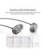 SOUNDMAGIC E11 - Díjnyertes, precíz hangzású audiofil vezetékes fülhallgató - Gunmetal