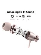 SOUNDMAGIC E11BT - Kimagaslóan részletező hangzású, Bluetooth fülhallgató 24bit-es DAC-kal és extra hosszú üzemidővel - Rózsaszín