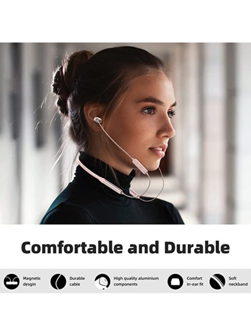 SOUNDMAGIC E11BT - Kimagaslóan részletező hangzású, Bluetooth fülhallgató 24bit-es DAC-kal és extra hosszú üzemidővel - Rózsaszín