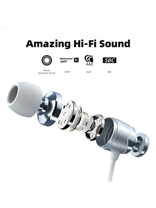 SOUNDMAGIC E11BT - Kimagaslóan részletező hangzású, Bluetooth fülhallgató 24bit-es DAC-kal és extra hosszú üzemidővel - Kék