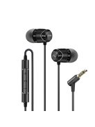 SOUNDMAGIC E11C - Díjnyertes, precíz hangzású audiofil fülhallgató mikrofonnal - Fekete