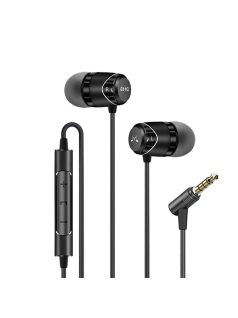   SOUNDMAGIC E11C - Díjnyertes, precíz hangzású audiofil fülhallgató mikrofonnal - Fekete