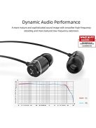 SOUNDMAGIC E11C - Díjnyertes, precíz hangzású audiofil fülhallgató mikrofonnal - Fekete