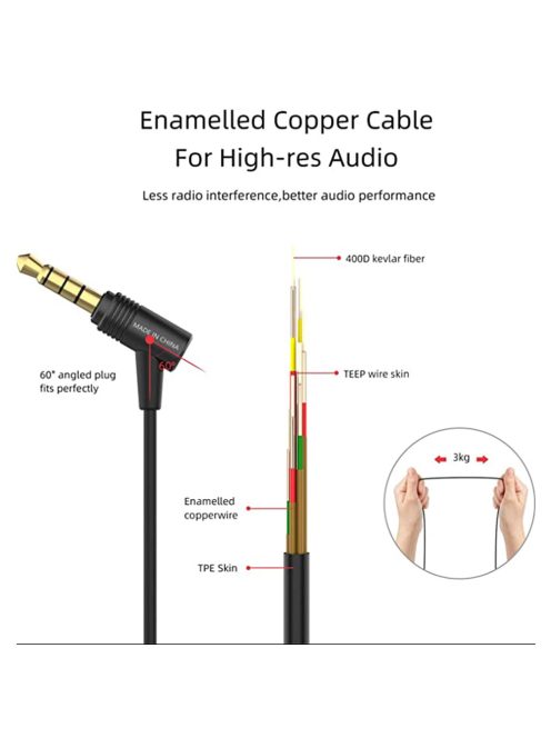 SOUNDMAGIC E11C - Díjnyertes, precíz hangzású audiofil fülhallgató mikrofonnal - Fekete