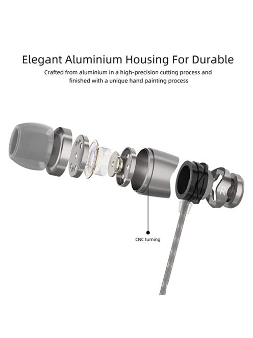 SOUNDMAGIC E11C - Díjnyertes, precíz hangzású audiofil fülhallgató mikrofonnal - Gunmetal