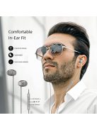 SOUNDMAGIC E11C - Díjnyertes, precíz hangzású audiofil fülhallgató mikrofonnal - Gunmetal