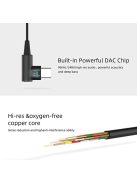 SOUNDMAGIC E11D - Digitális vezetékes fülhallgató Type-C csatlakozóval, mikrofonnal - Gunmetal