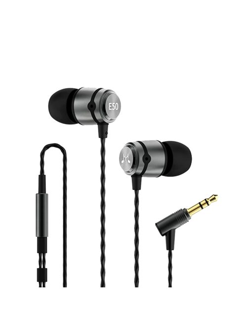 SOUNDMAGIC E50 - Különleges minőségű vezetékes Hi-Fi fülhallgató - Gunmetal