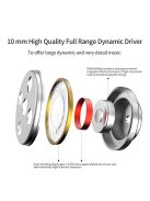 SOUNDMAGIC E50 - Különleges minőségű vezetékes Hi-Fi fülhallgató - Gunmetal