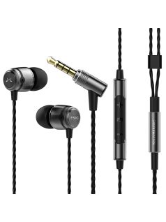   SOUNDMAGIC E50C - Különleges minőségű vezetékes Hi-Fi fülhallgató mikrofonnal - Gunmetal