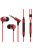 SOUNDMAGIC E50C - Különleges minőségű vezetékes Hi-Fi fülhallgató mikrofonnal - Piros