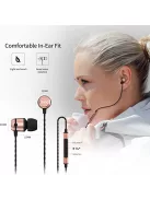 SOUNDMAGIC E50C - Különleges minőségű vezetékes Hi-Fi fülhallgató mikrofonnal - Arany