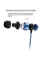 SOUNDMAGIC E50C - Különleges minőségű vezetékes Hi-Fi fülhallgató mikrofonnal - Kék