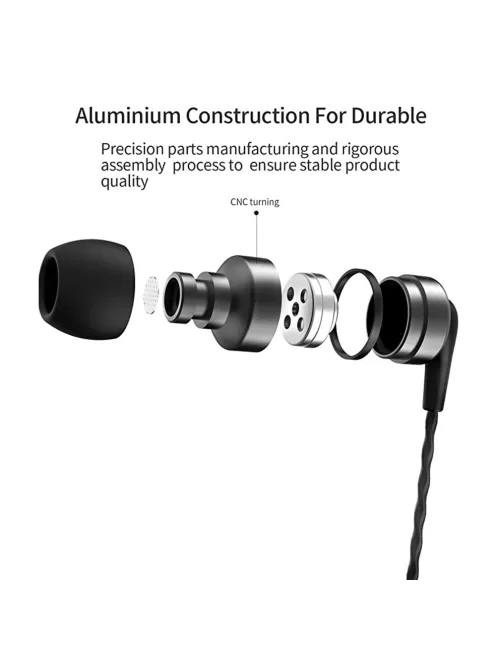 SOUNDMAGIC E80 - Csúcsminőségű Hi-Fi stereo fülhallgató - Gunmetal