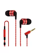 SOUNDMAGIC E80 - Csúcsminőségű Hi-Fi stereo fülhallgató - Piros