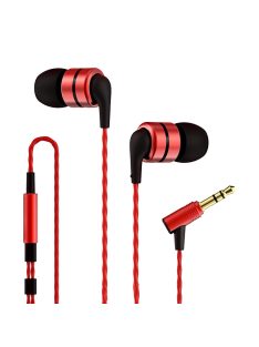   SOUNDMAGIC E80 - Csúcsminőségű Hi-Fi stereo fülhallgató - Piros