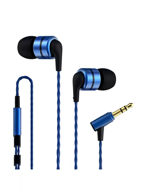 SOUNDMAGIC E80 - Csúcsminőségű Hi-Fi stereo fülhallgató - Kék
