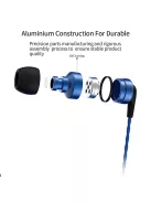 SOUNDMAGIC E80 - Csúcsminőségű Hi-Fi stereo fülhallgató - Kék