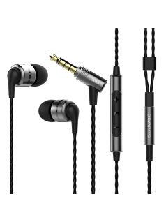   SOUNDMAGIC E80C - Csúcsminőségű Hi-Fi sztereo fülhallgató mikrofonnal - Gunmetal